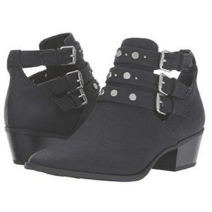 CIRCUS By Sam Edelman Henna Size 6 Black + Silver Studded Bootie